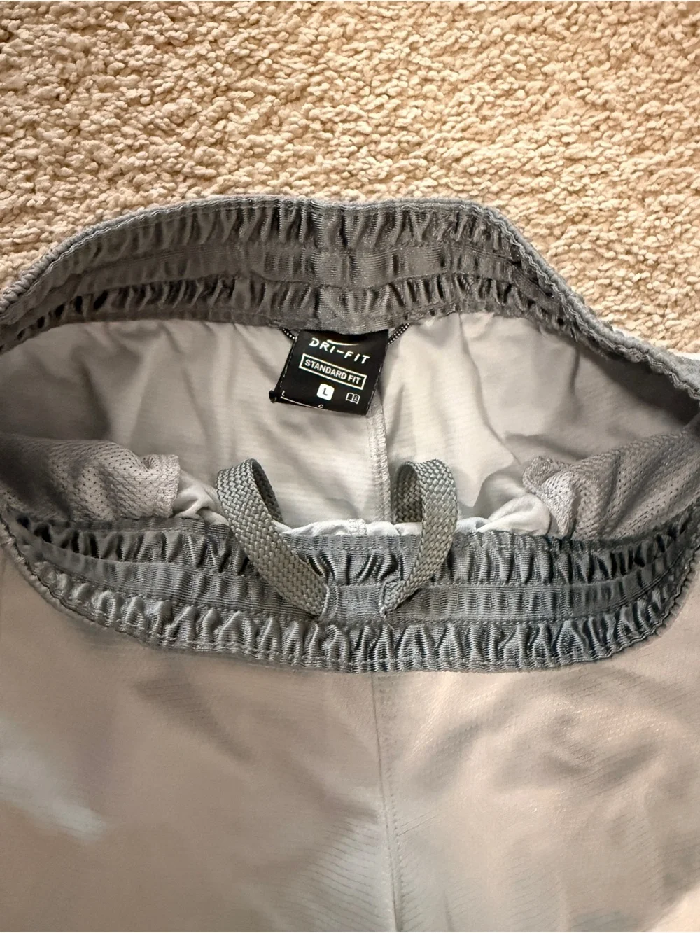 Nike Kids' Grey and Royal Blue Athletic Shorts - Duo